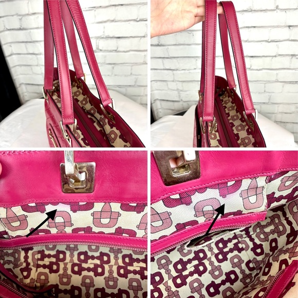 GUCCI pink magenta guccissima leather shoulder bag - Picture 14 of 16